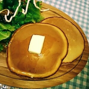強力粉のパンケーキ(^^)簡単ふわふわ★